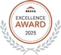 Brava Excellence Award badge earned by Edge Roofing