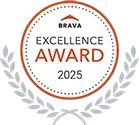 Brava Excellence Award badge earned by Edge Roofing