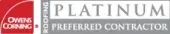 Owens Corning Platinum Preferred Contractor badge GA