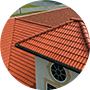 Brava Spanish tile roof installed by Edge Roofing in Georgia, shown with a 5-star customer review.