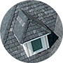 Brava composite slate roof installed by Edge Roofing in Georgia, featured alongside a 5-star homeowner review.