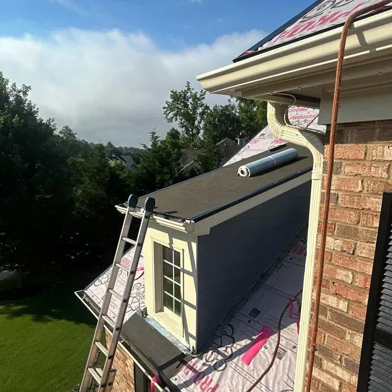 Georgia homeowners researching roof pricing and estimates New roof installation on a Georgia home by Edge Roofing, showing residential roofing work for roof pricing and estimates.