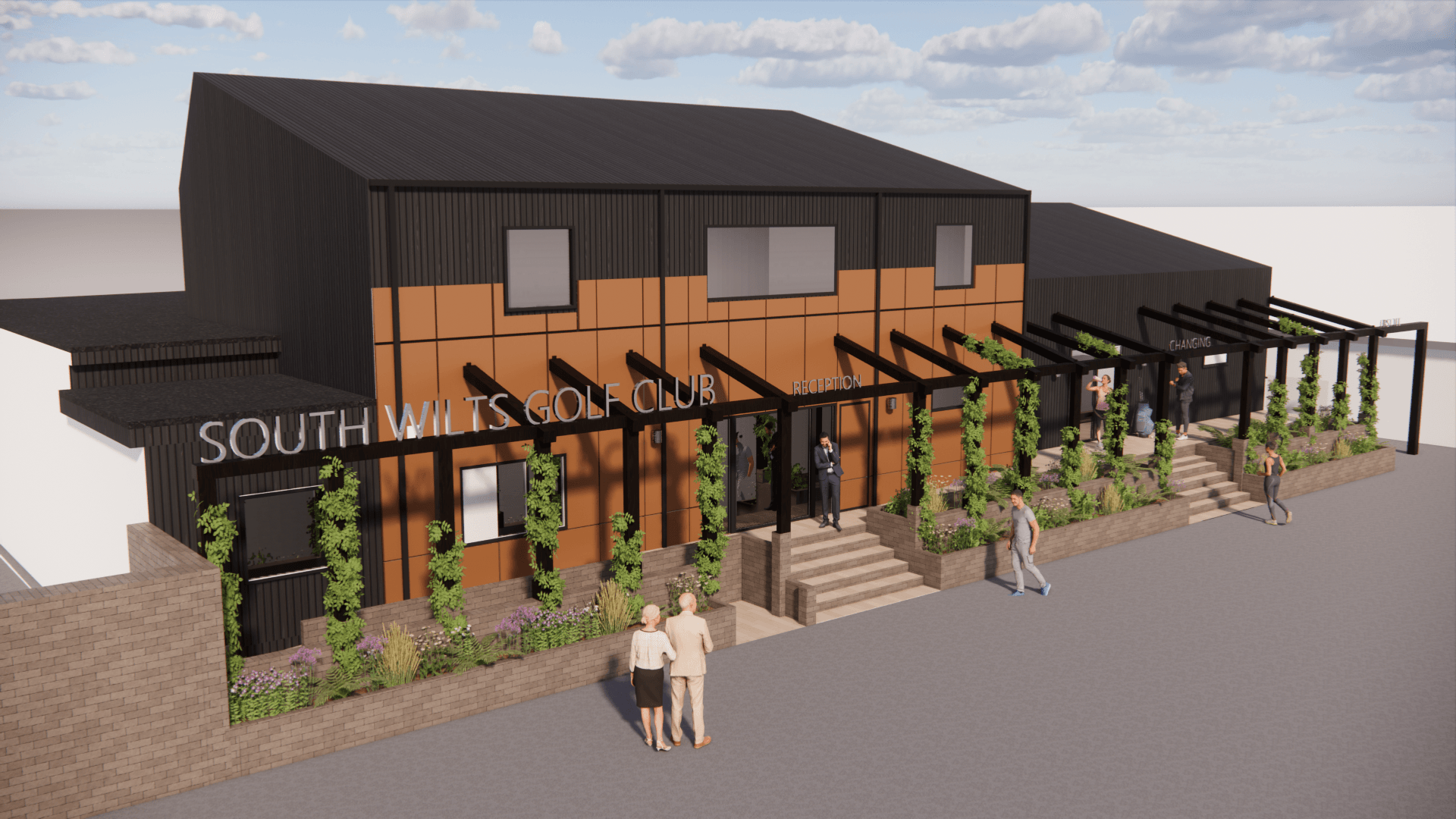 Esdon Architecture. Wiltshire golf club  remodel and extension feasibility study