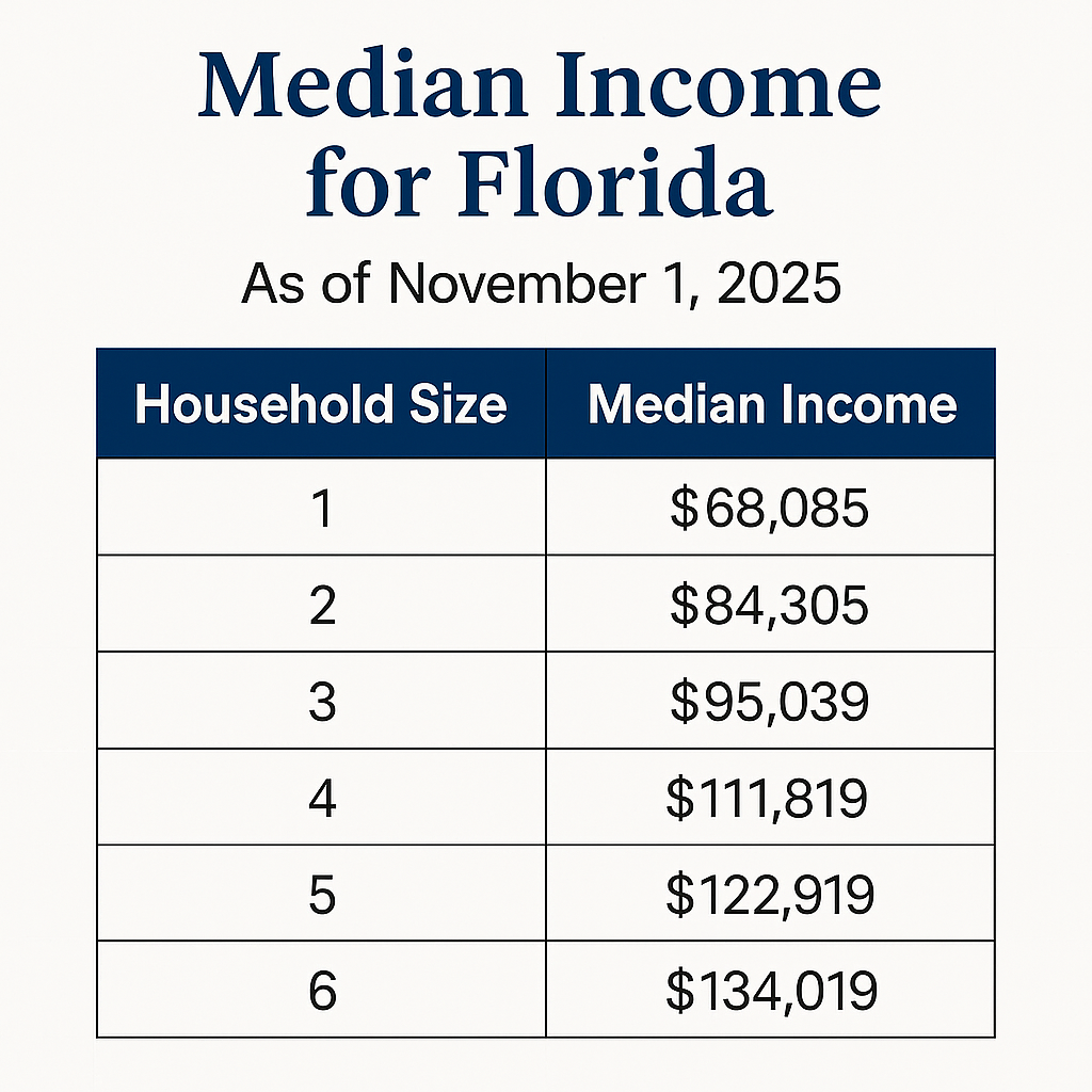 Florida Means Test Update November 2025 Chart Chapter 7 Bankruptcy Fort Myers