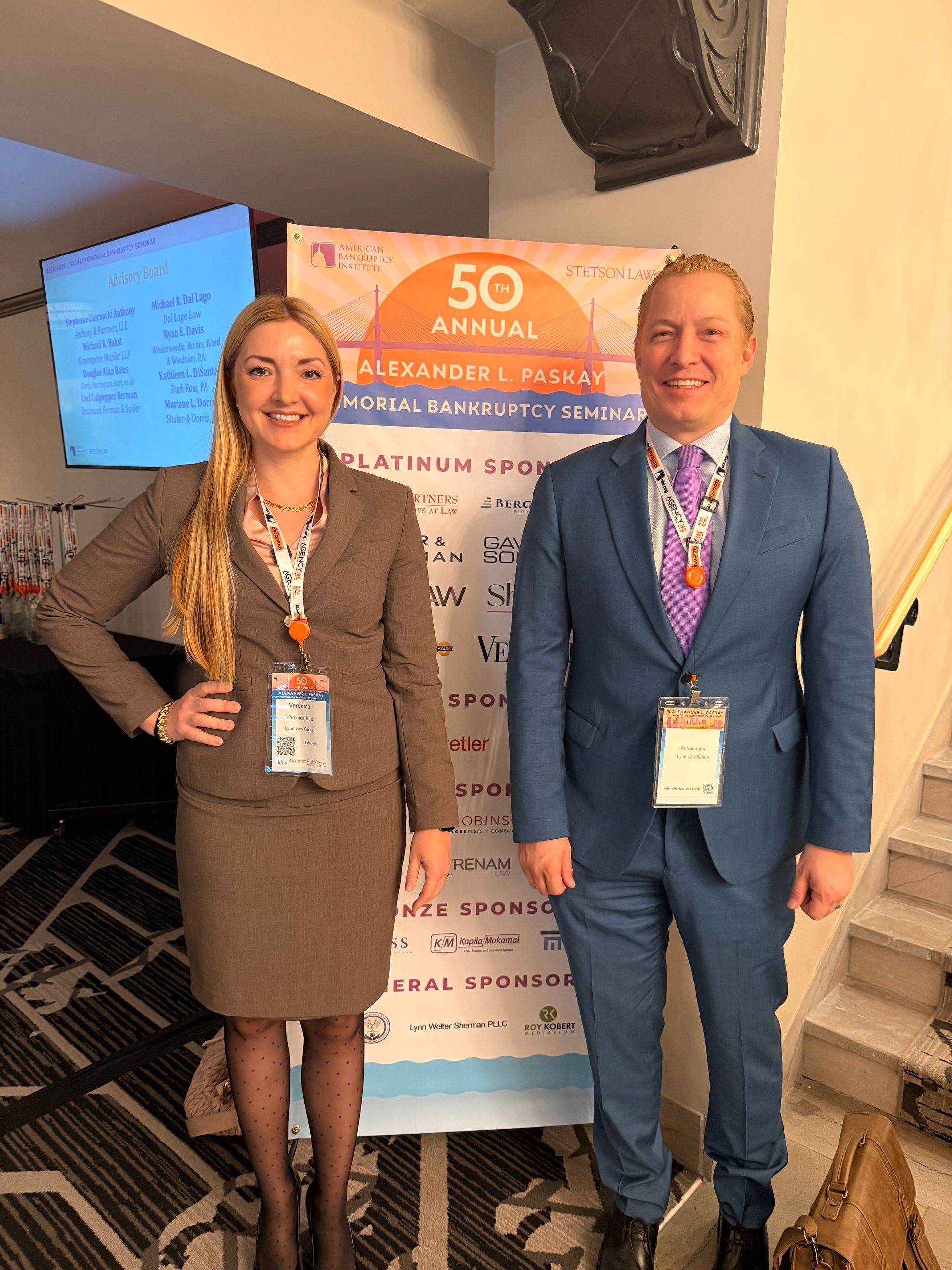 Florida bankruptcy attorney Veronica Batt attending the Paskay Seminar on bankruptcy law updates 