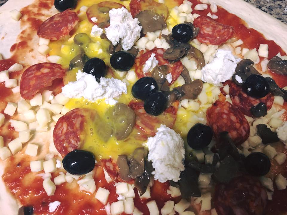 Pizza proposta dal locale
