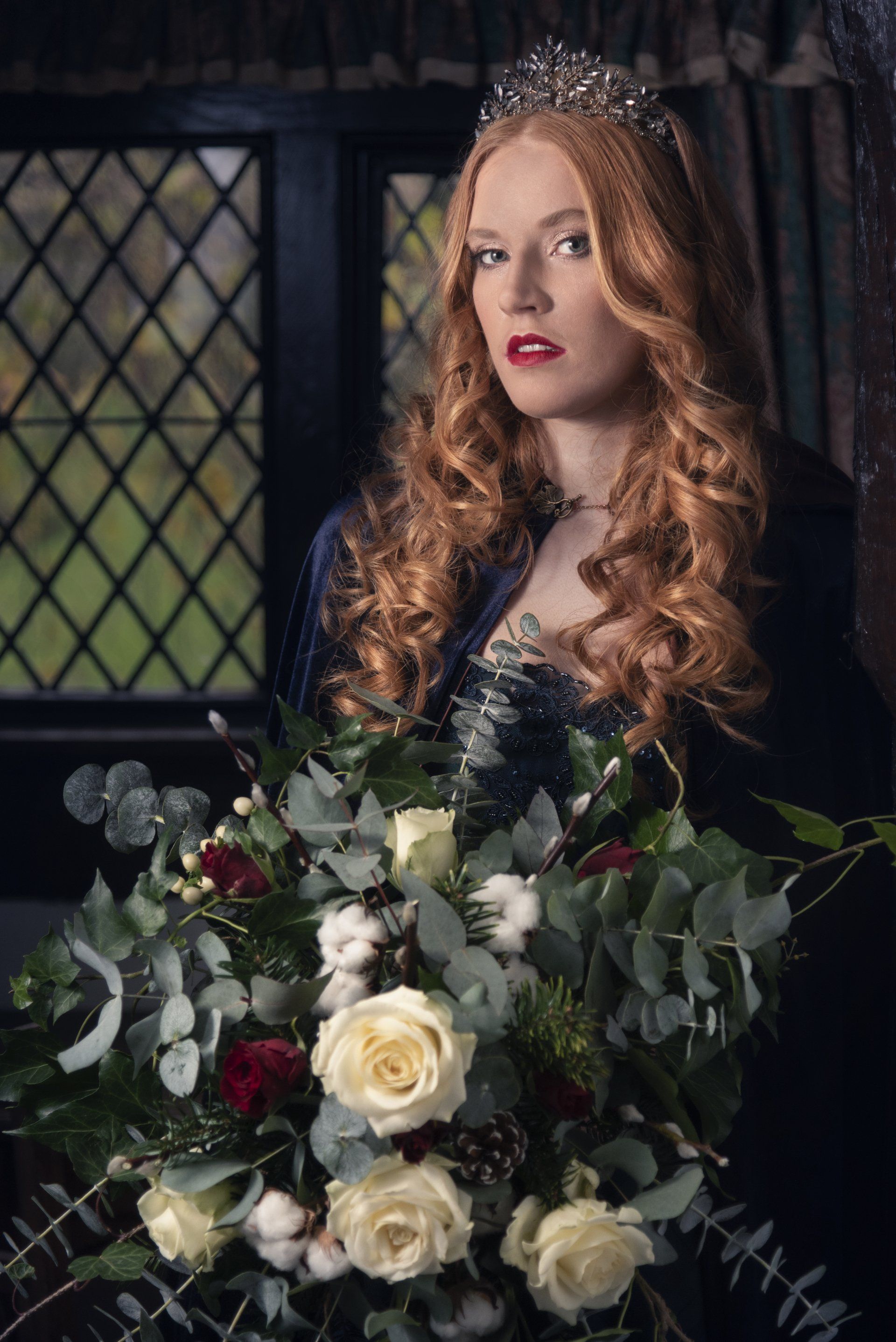 Christmas wedding flowers