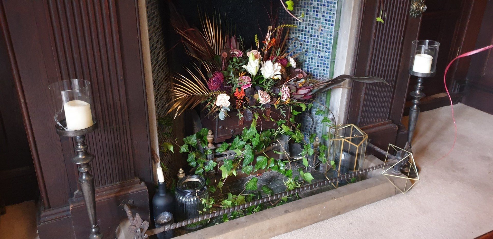 Floral styling decor