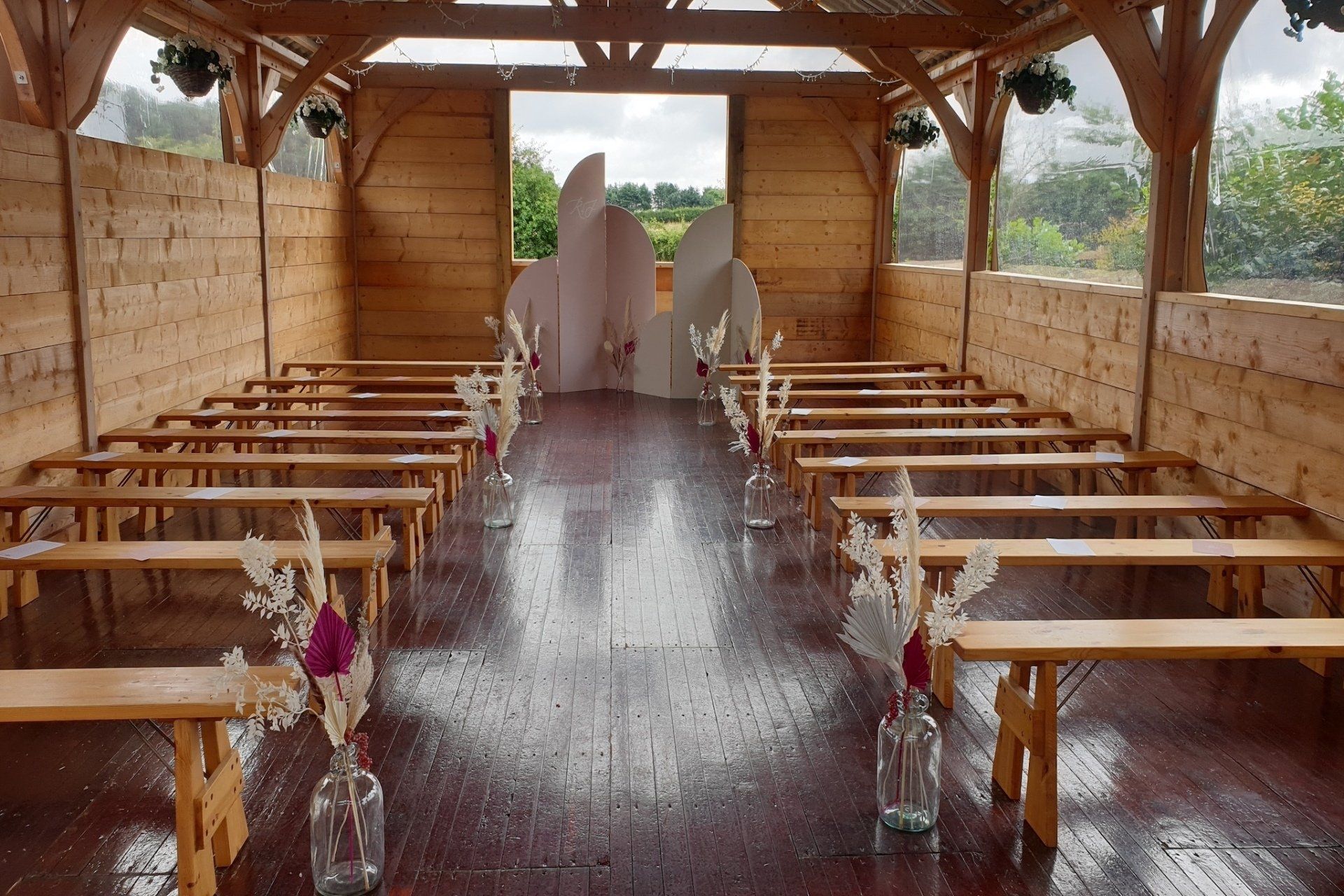 Beautiful boho wedding ceremony ideas