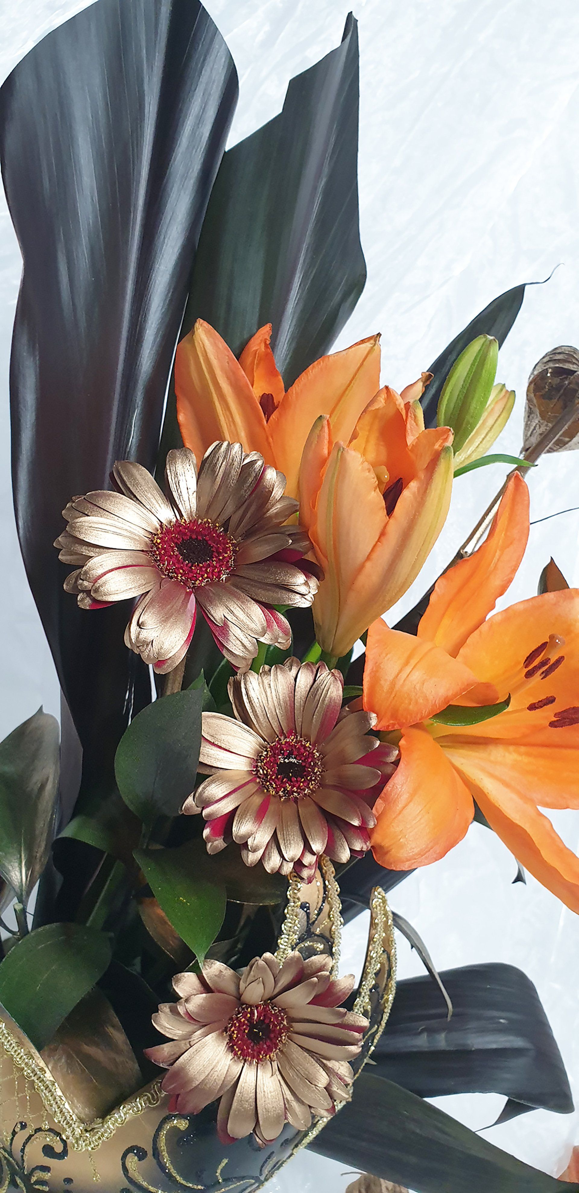 venetian masquerade style flowers