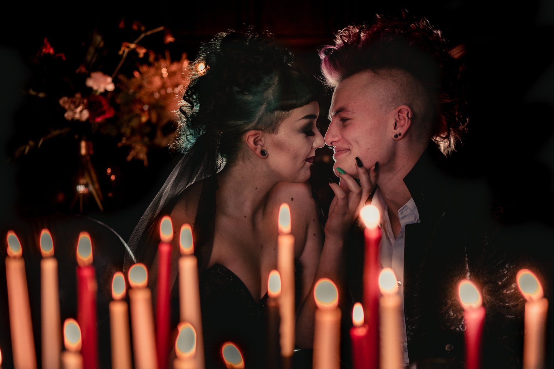 Gothic table decor