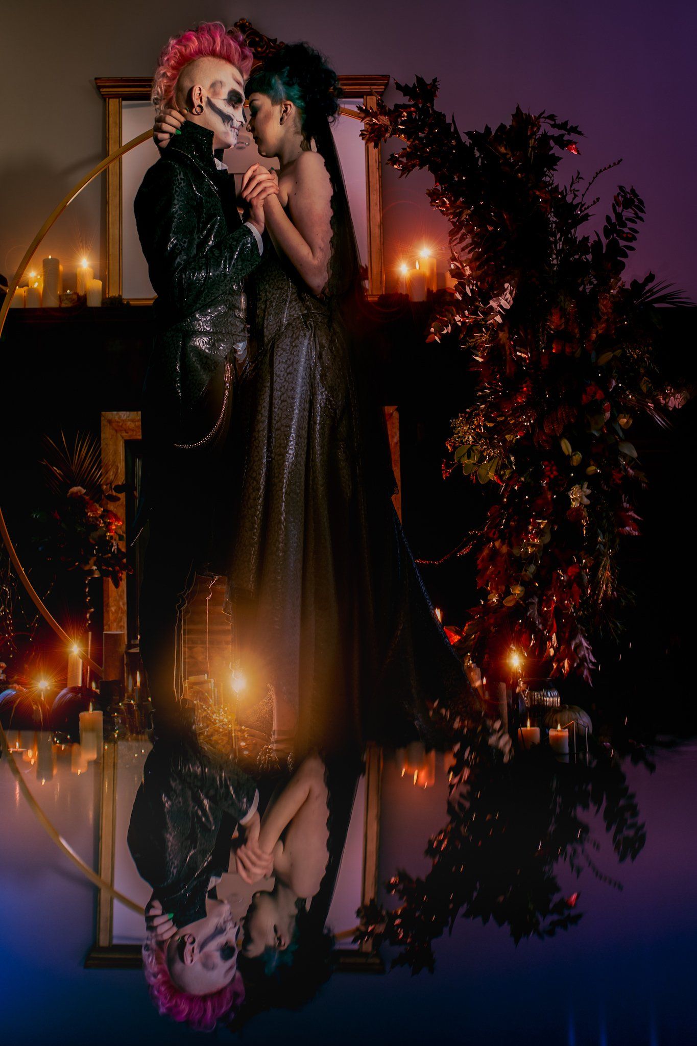 Halloween wedding archway ideas