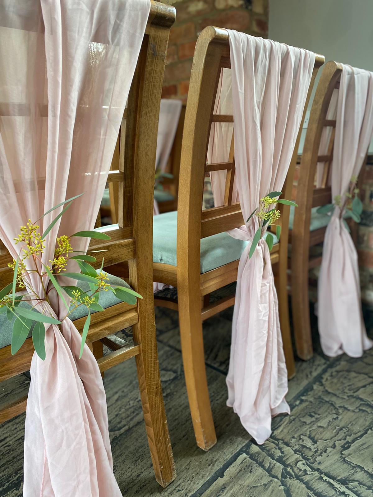 Wedding chair decor