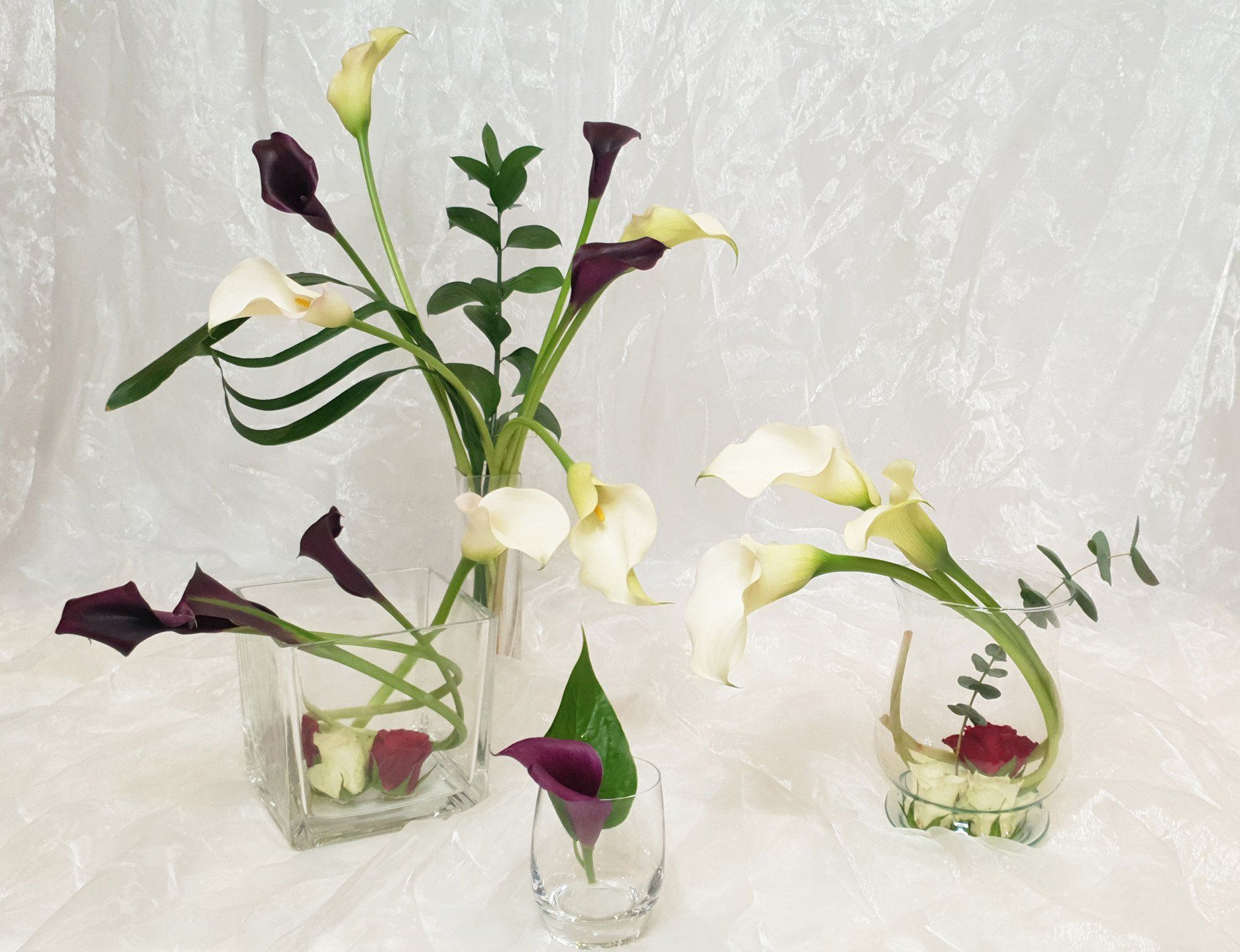 Shaped floral design