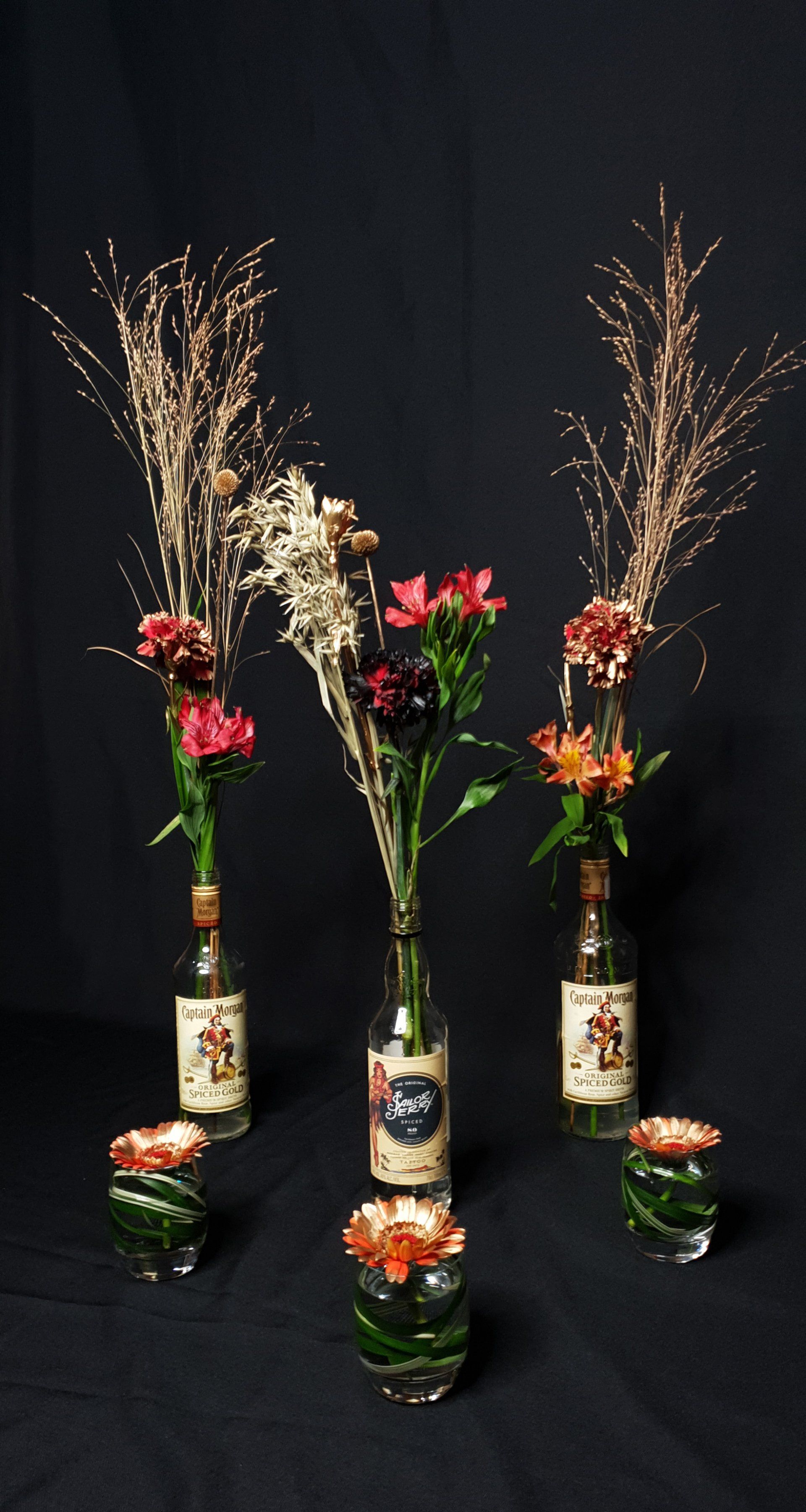 Pirate themed event flowers