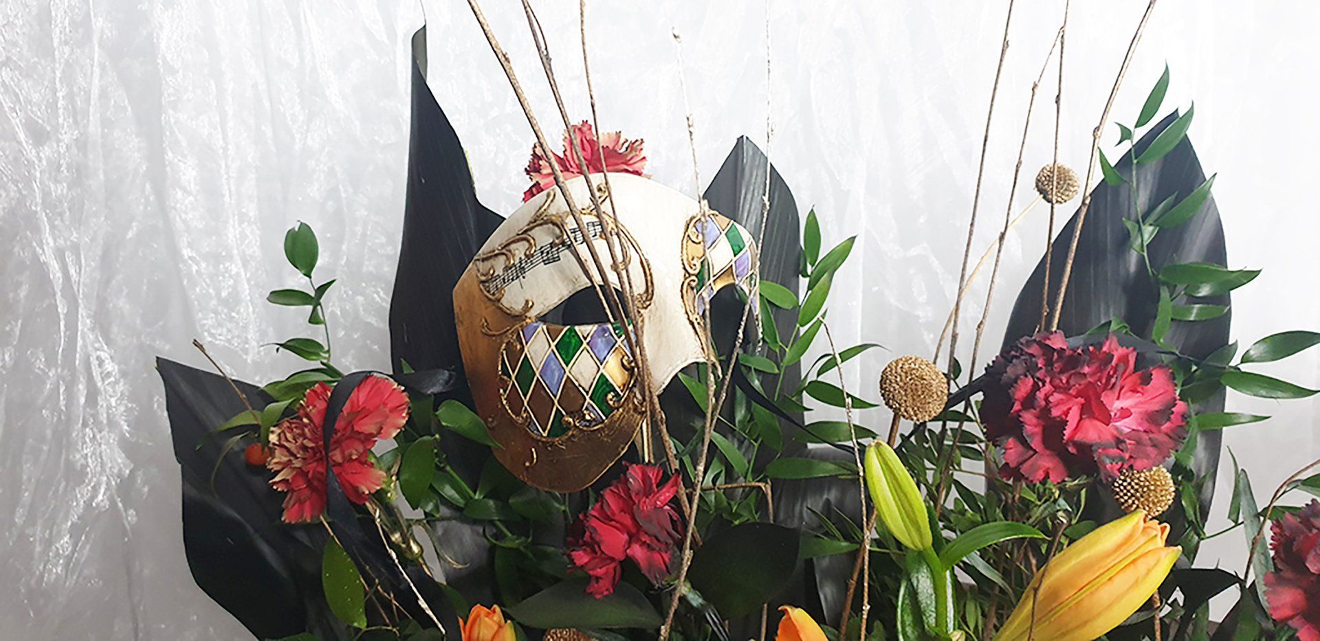 venetian themed florals