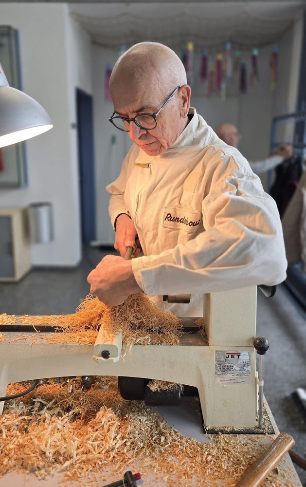 Drechselkurs in der Werkstatt