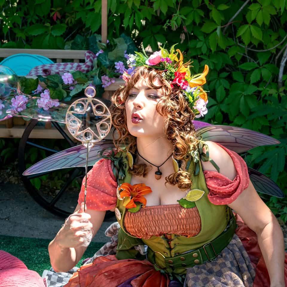 Bramble the Fairy at Yosemite Chivalry & Fantasy Festival