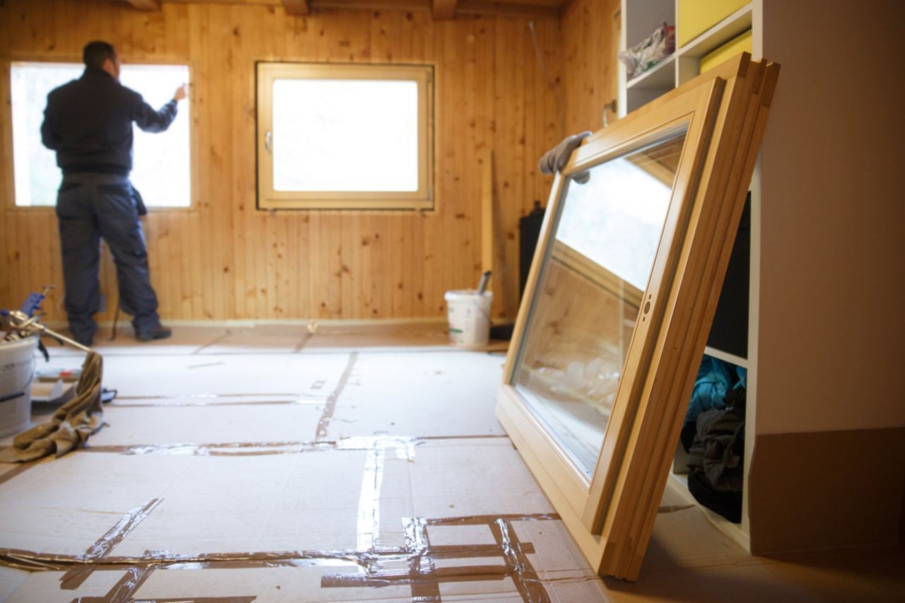infisso in legno