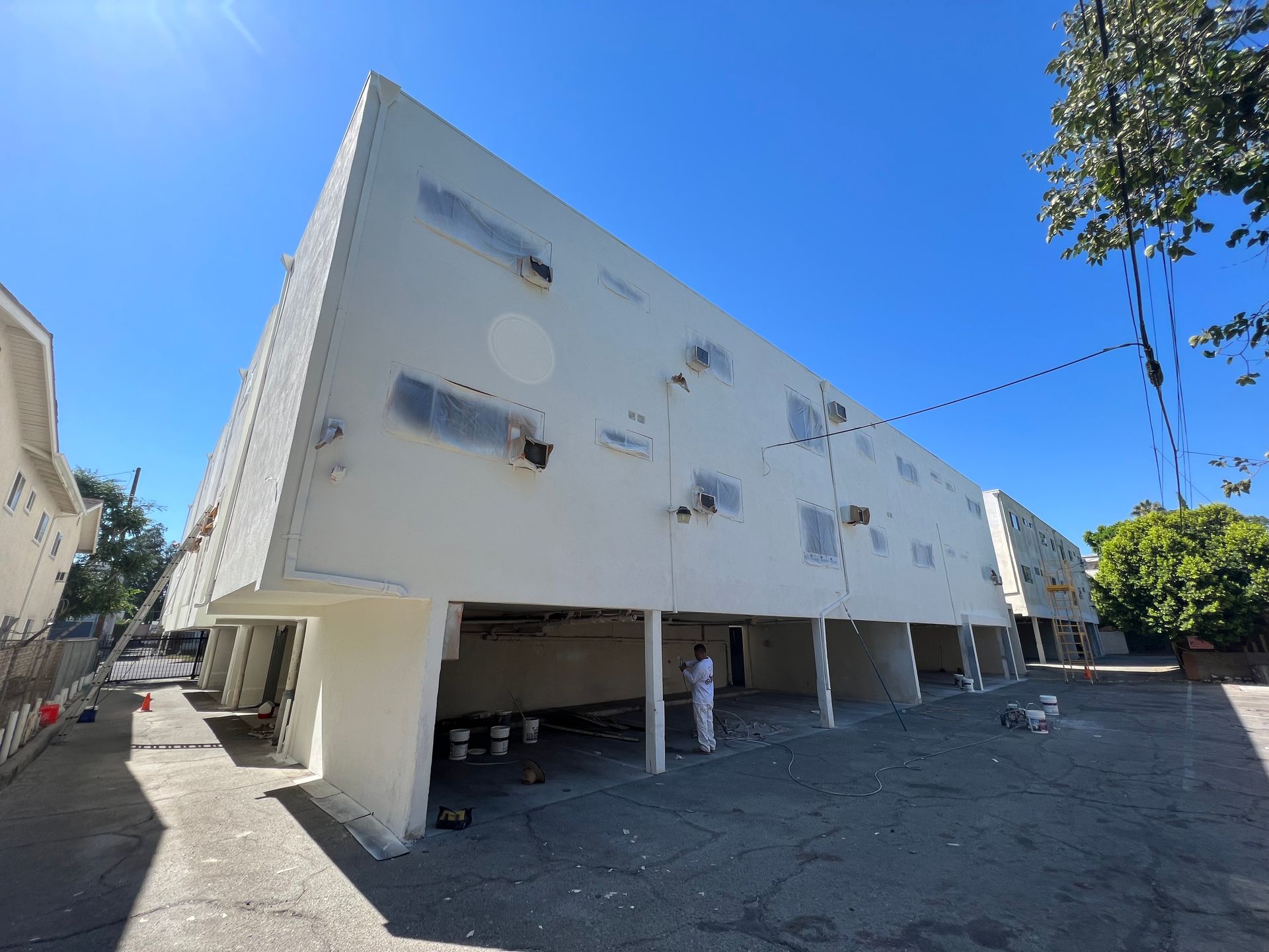 Condor Painting exterior renovation in San Fernando Valley, quality work