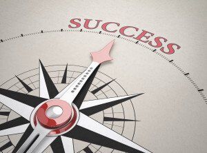 Direction of Success , 3d render