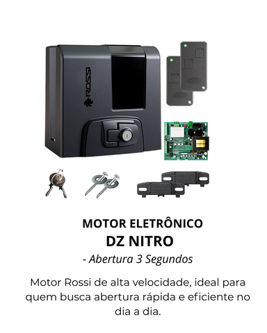 melhor motor portão Rossi