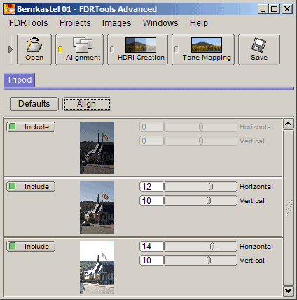 A screenshot of a program called fdrtools advanced.