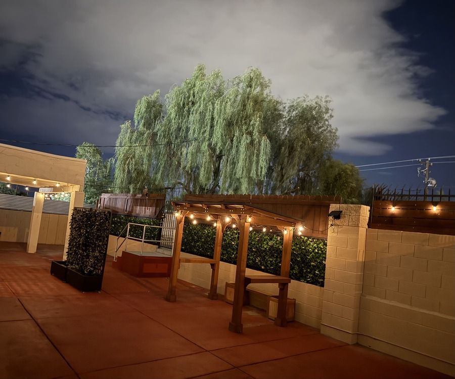 Private Courtyard Evening