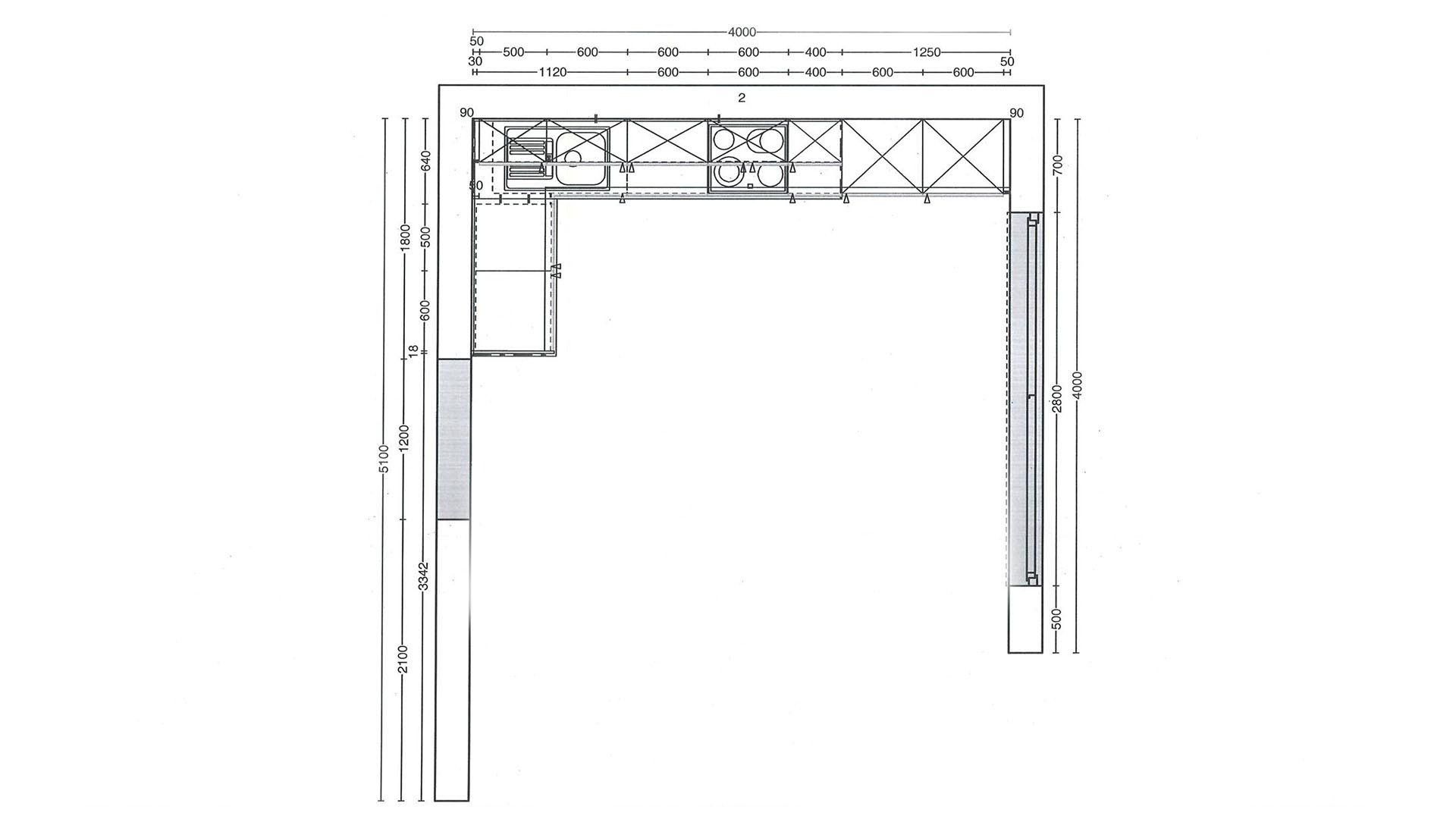 Grundriss Küche