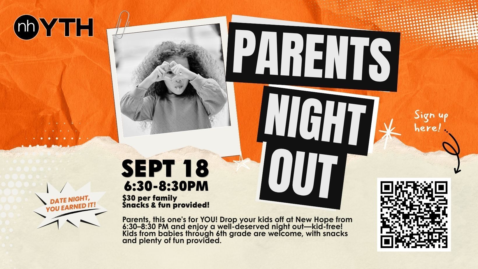 Parents Night Out fundraiser for students summer camp