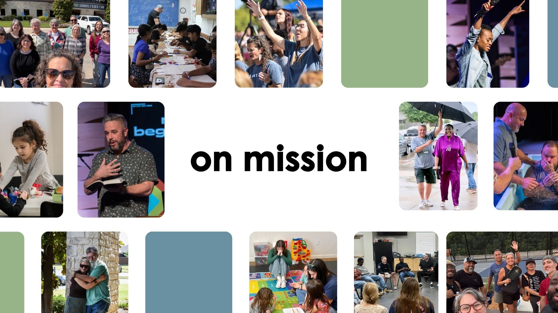 on mission sermon series - the mission and vision of New Hope Christian Church in Wylie, TX