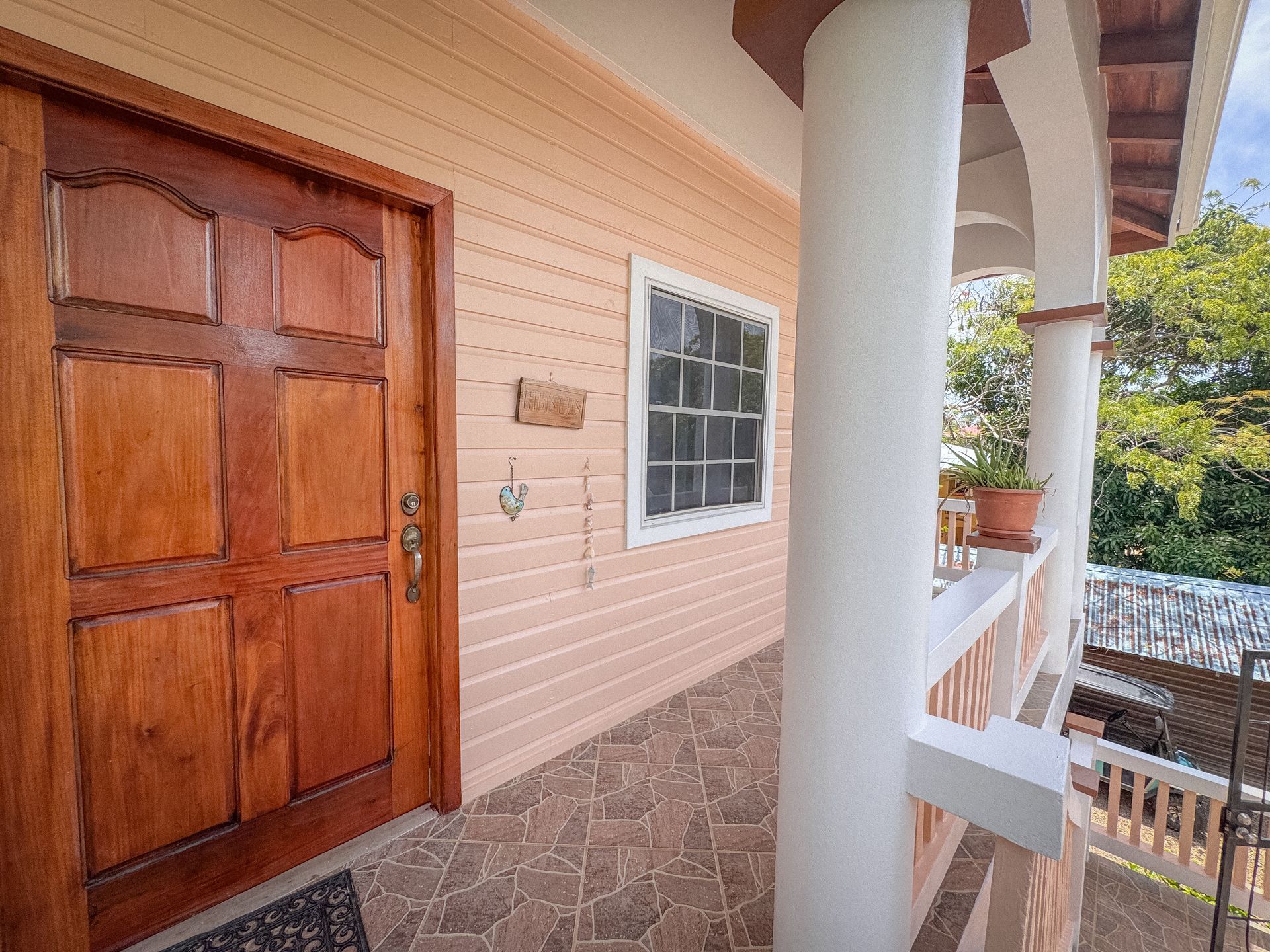 entrance for the studio apartment 