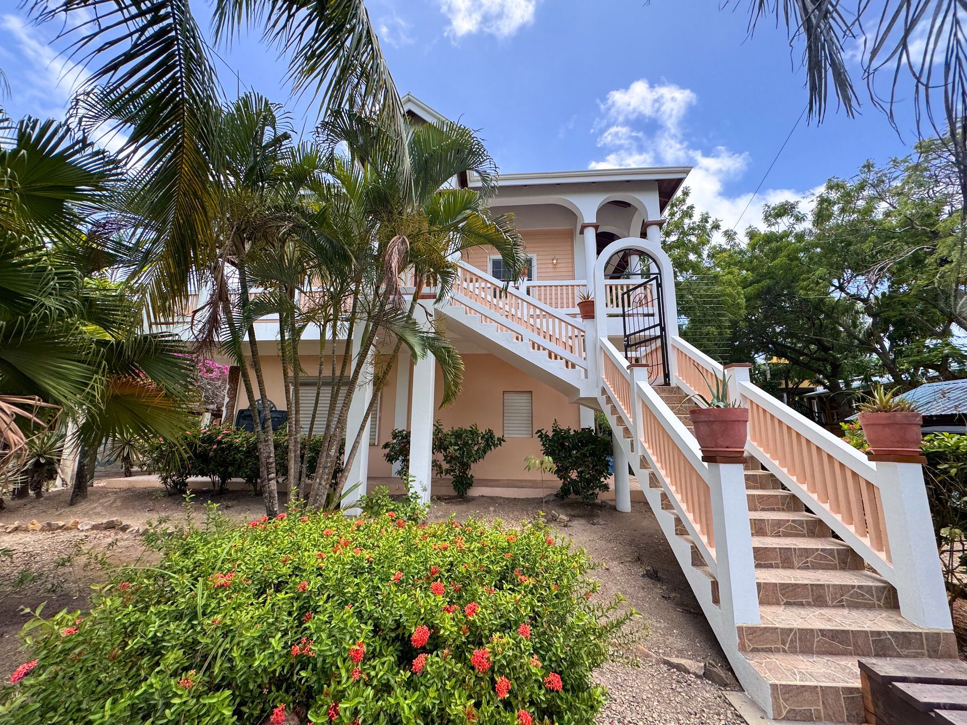Apartment rental building located at Caribbean Shores B&B , Hopkins Village, Belize 