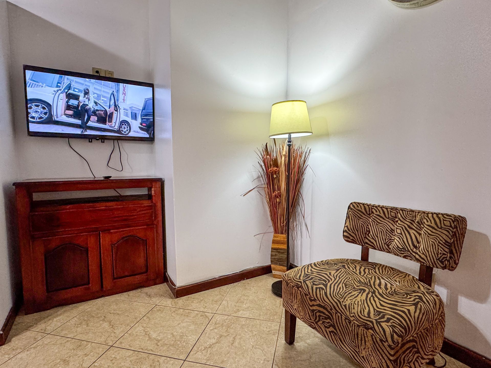 living area at the apartment , Caribbean Shores B&B, Hopkins Village 