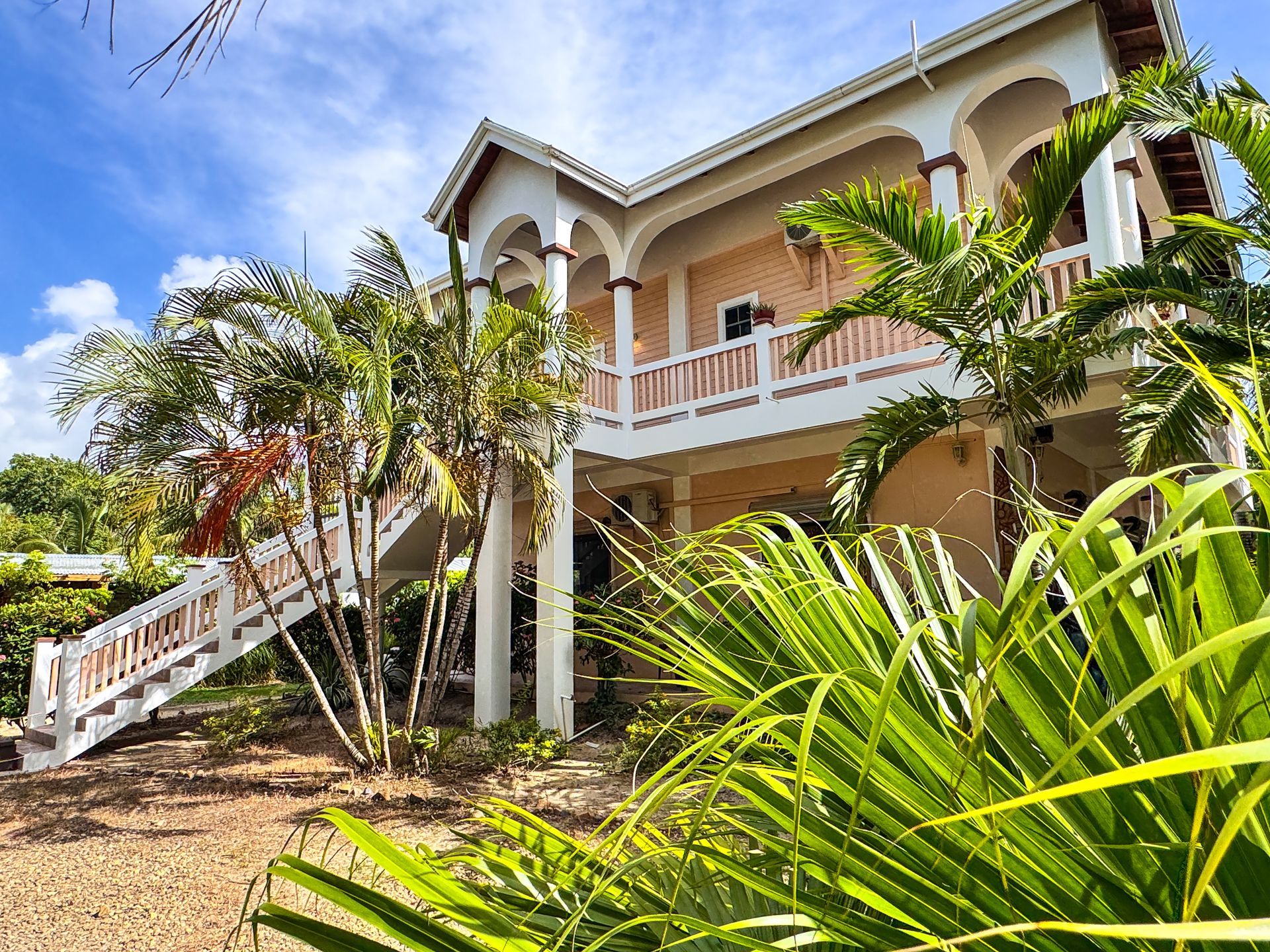garden view and apartment at Caribbean Shores B&B, Hopkins Village 