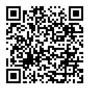 QR code with a pattern of black and white squares.