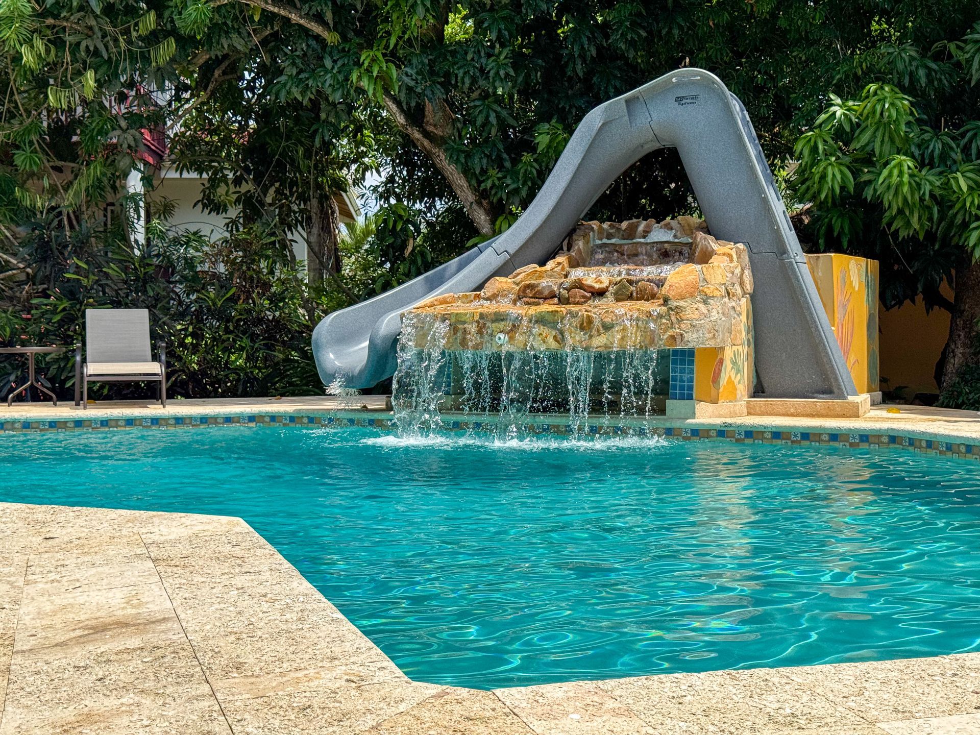 A swimming pool at Caribbean Shores Bed and Breakfast in Hopkins Village, belize