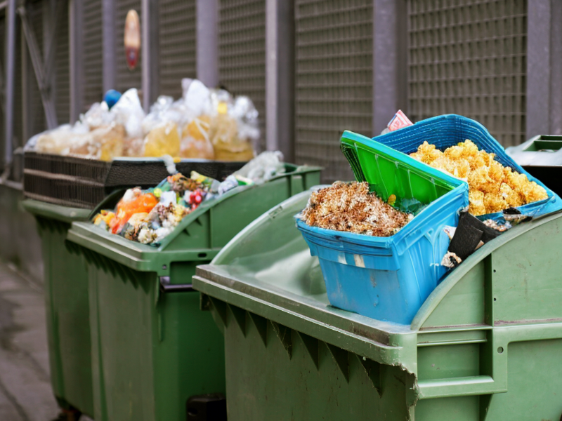 Green Dumpster