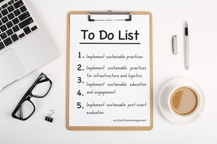 Pre-event and post-event waste planning
