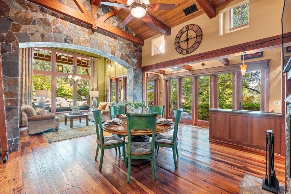 There's also a breakfast room, a den, an office and other flex-spaces.
