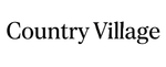Black serif text reading “Country Village” on a white background