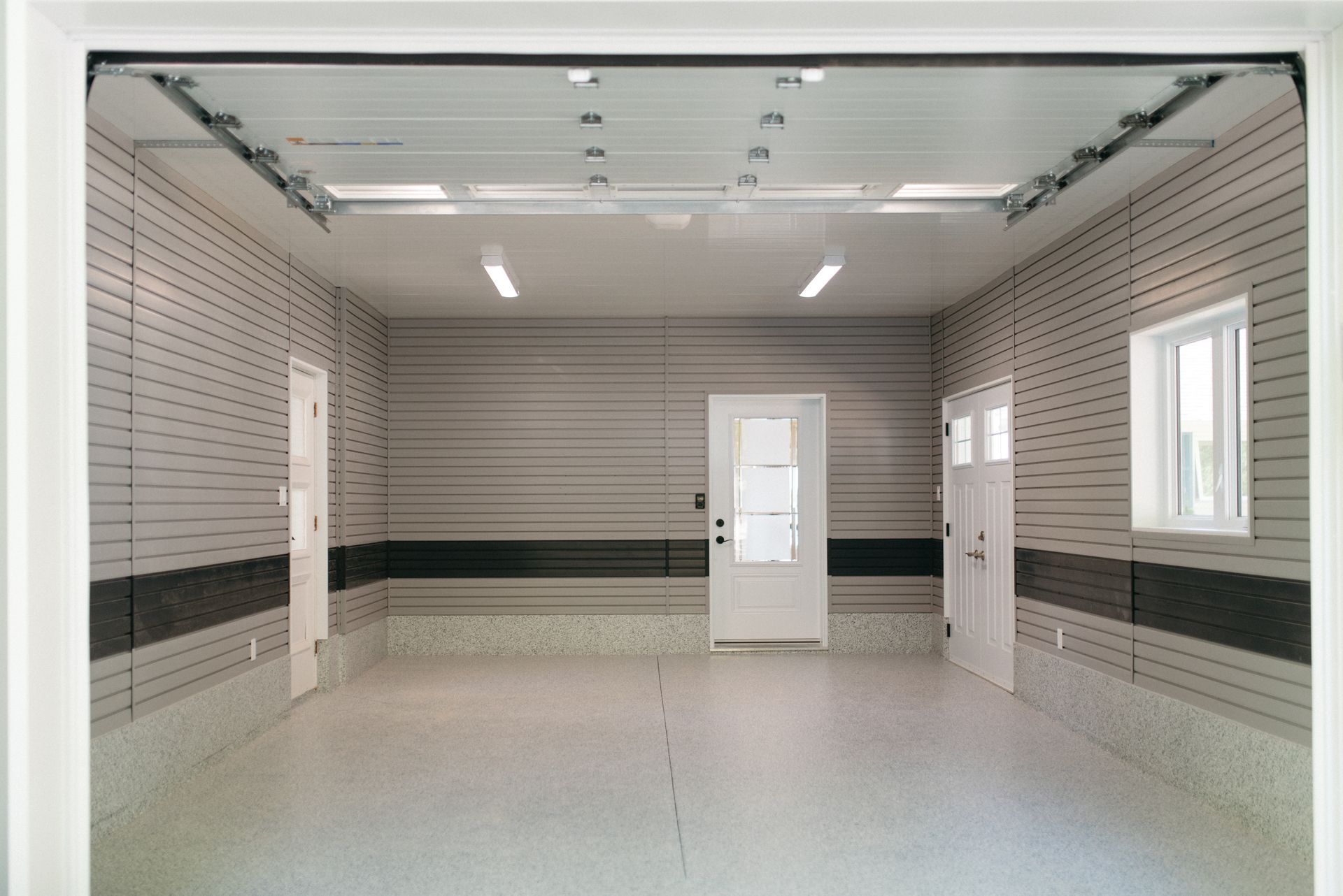 Custom garage renovation