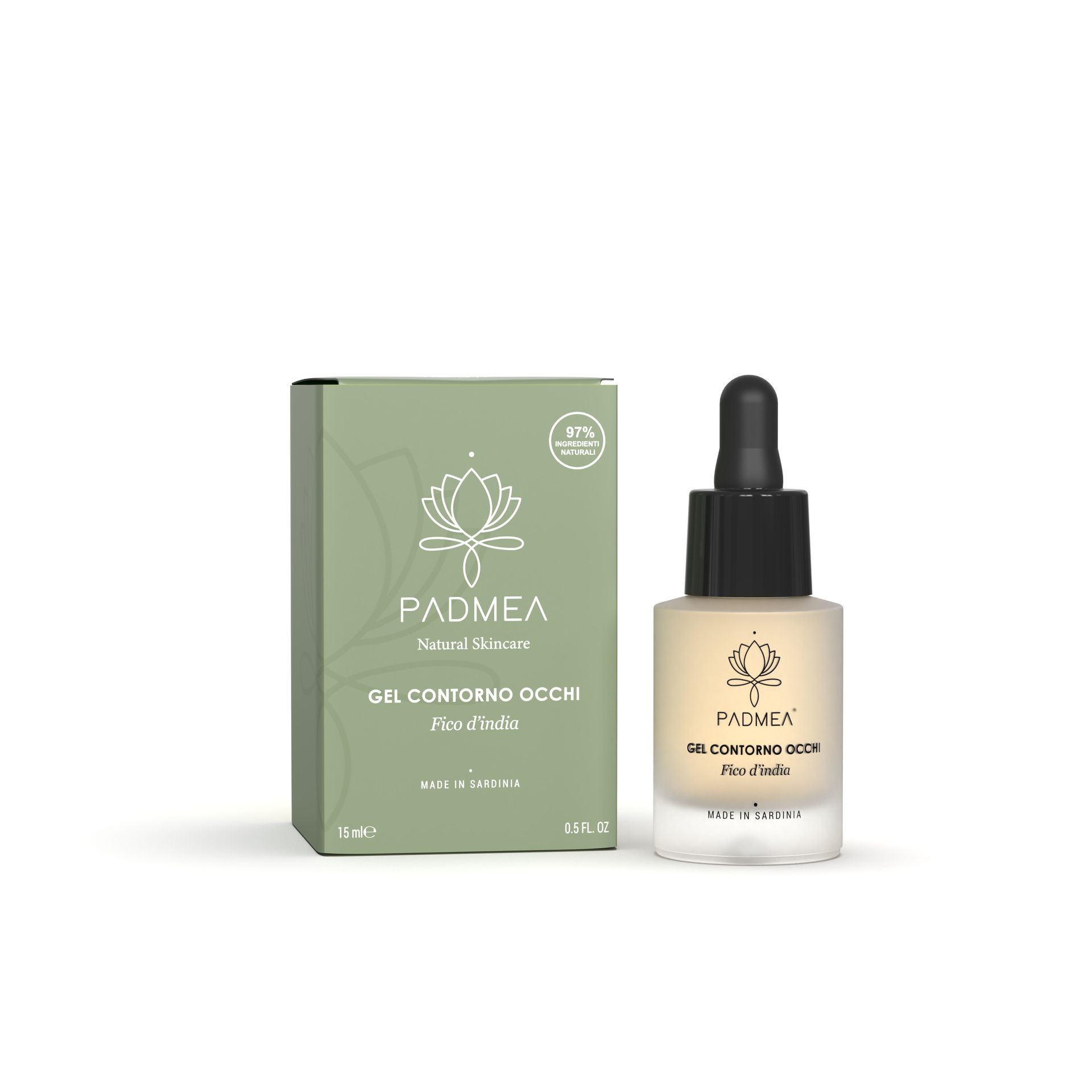 Un flacone di fondotinta con contagocce su uno sfondo bianco.