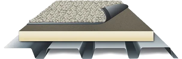 Ballasted Rubber Roofing Drawing