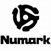 Numark logo in black with stylized circular emblem above the wordmark.