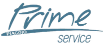 Logo per Prime Piaggio Service, con la scritta