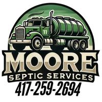 Open 24/7 for same day emergency septic tank repair and pumping | Missouri Moore Septic Services Logo | Best septic tank pumping and repair in Rolla, Marshfield, and Mountain Grove, MO