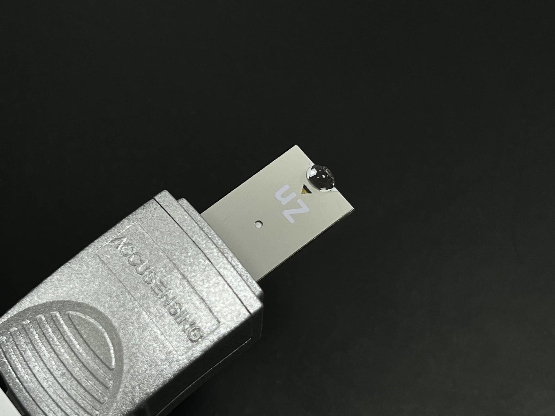 Zinc ion electrochemical sensor test strip