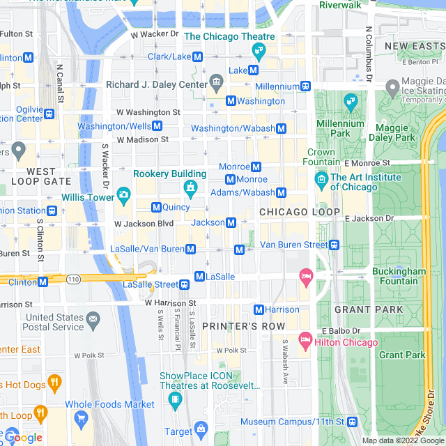 Map of business location