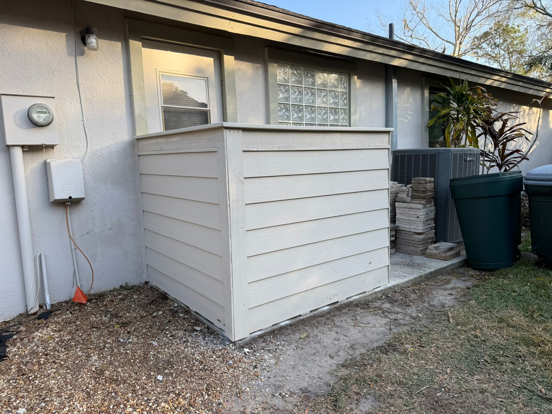 New privacy fence
